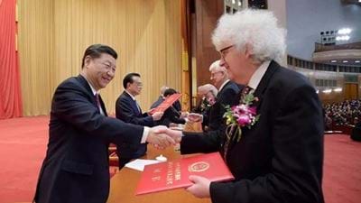 Poliakoff receives China’s highest honour for foreign scientists