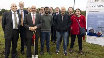 Partners break ground on flow processing research centre