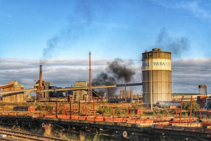 Tata site in Scunthorpe