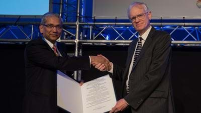 EFCE honours individuals and team that developed 3D-printed reactor