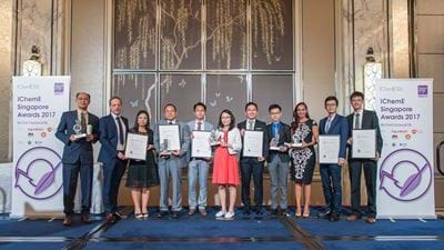 Winners announced at eighth IChemE Singapore Awards