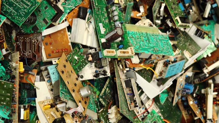 E-waste circuitboards