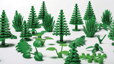 Lego makes plants from plants