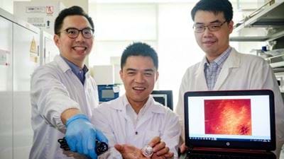 Nanoparticles for non-invasive scar detection