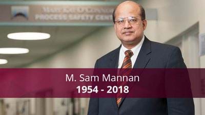 M Sam Mannan 1954–2018