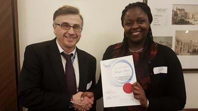 Chemical engineering student recognised for academic performance