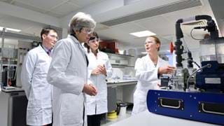 Prime Minister tours Imperial's carbon capture pilot plant