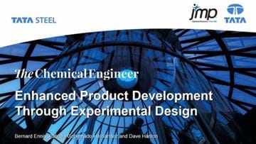 Enhanced Product Development Through Experimental Design - sponsored by JMP