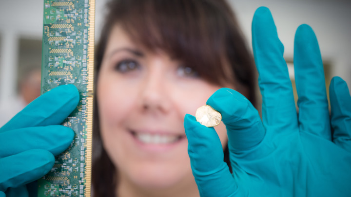 Royal Mint plant will recover gold from electronics waste