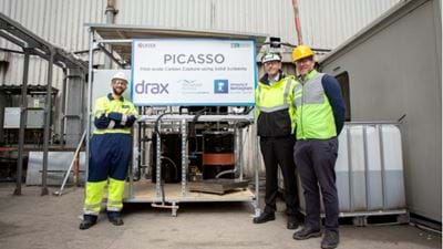 Drax to trial innovative carbon capture technology