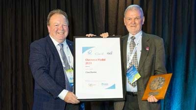 Clive Davies awarded prestigious Chemeca Medal