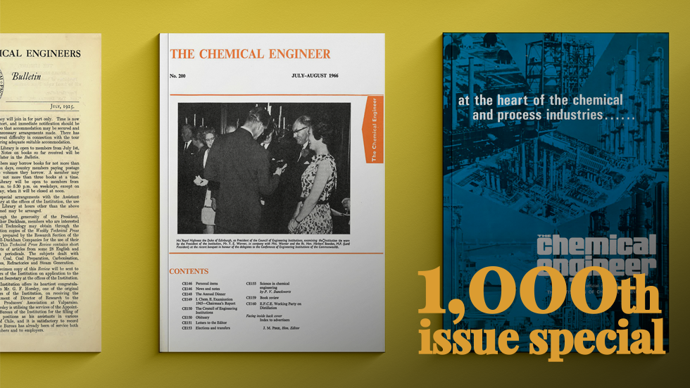 The Chemical Engineer: A Retrospective - Features - The Chemical Engineer