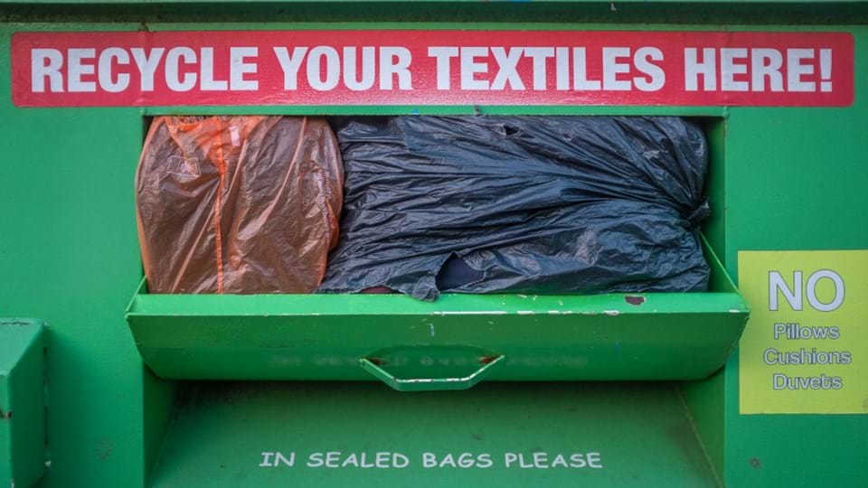 Reciclaje de ropa de nylon