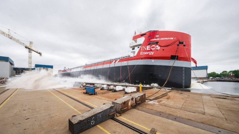 INEOS launch first CO2 carrier for North Sea CCS project 