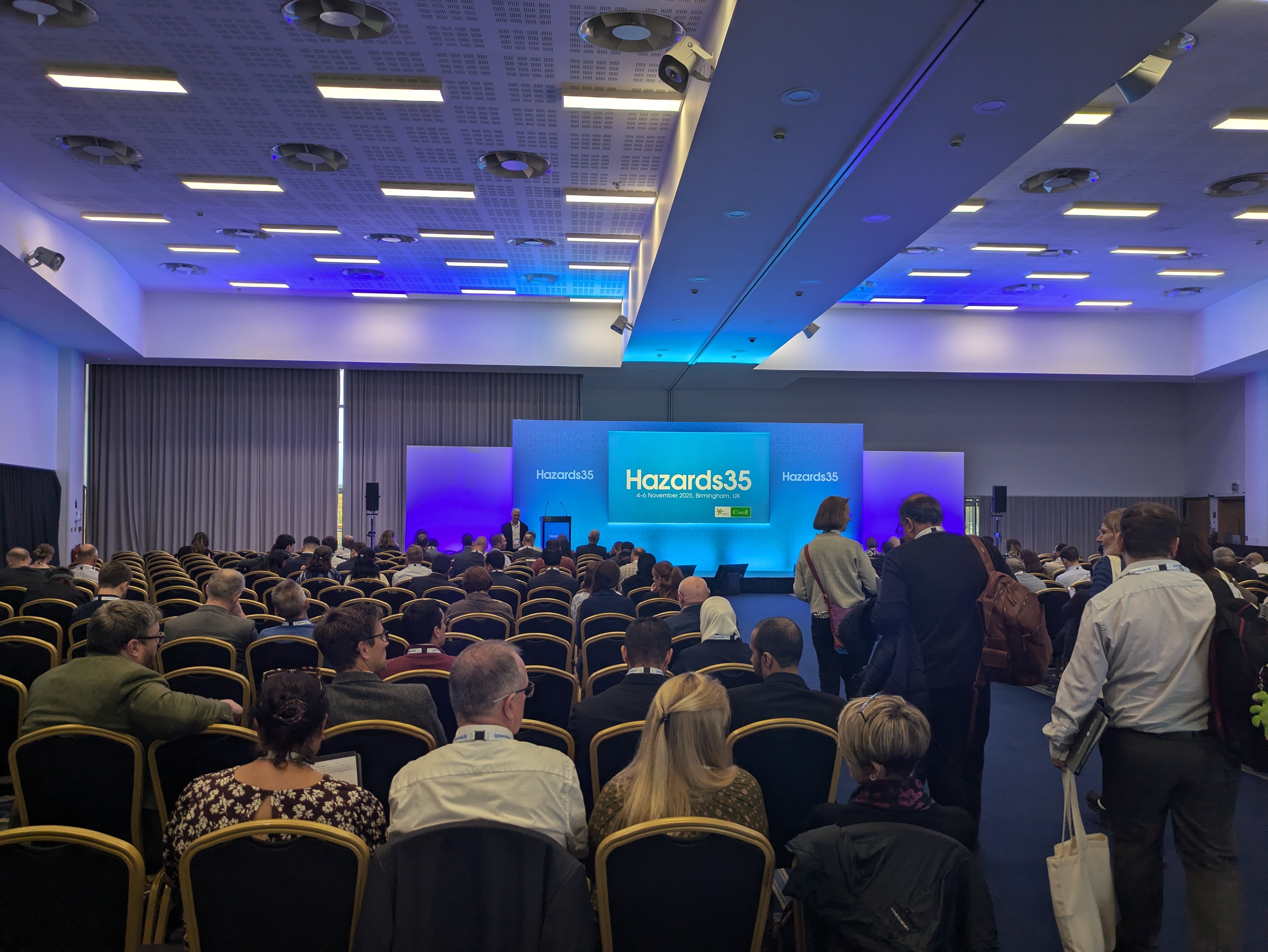 LIVE reporting from Hazards35 process safety conference